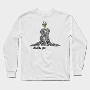 Headstand Pose Long Sleeve T-Shirt